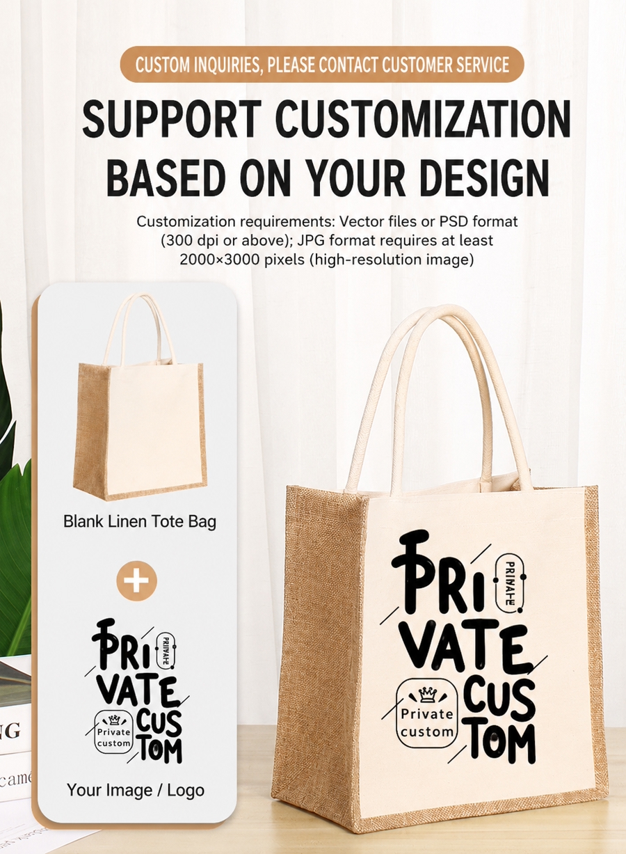Customizable Linen Canvas Tote Bags4.jpg